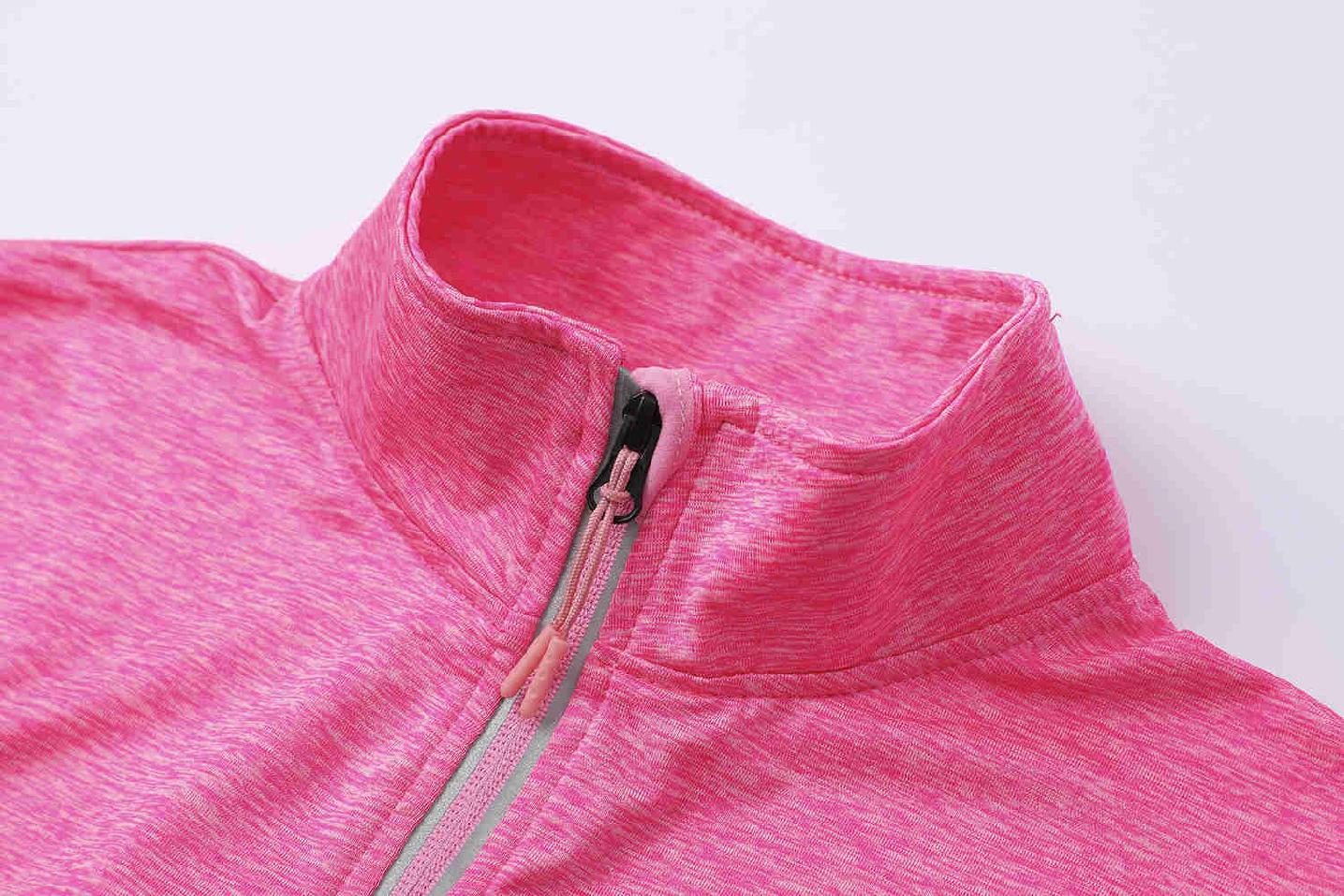 Dívčí funkční mikina Kugo FH9608 růžová / šedá